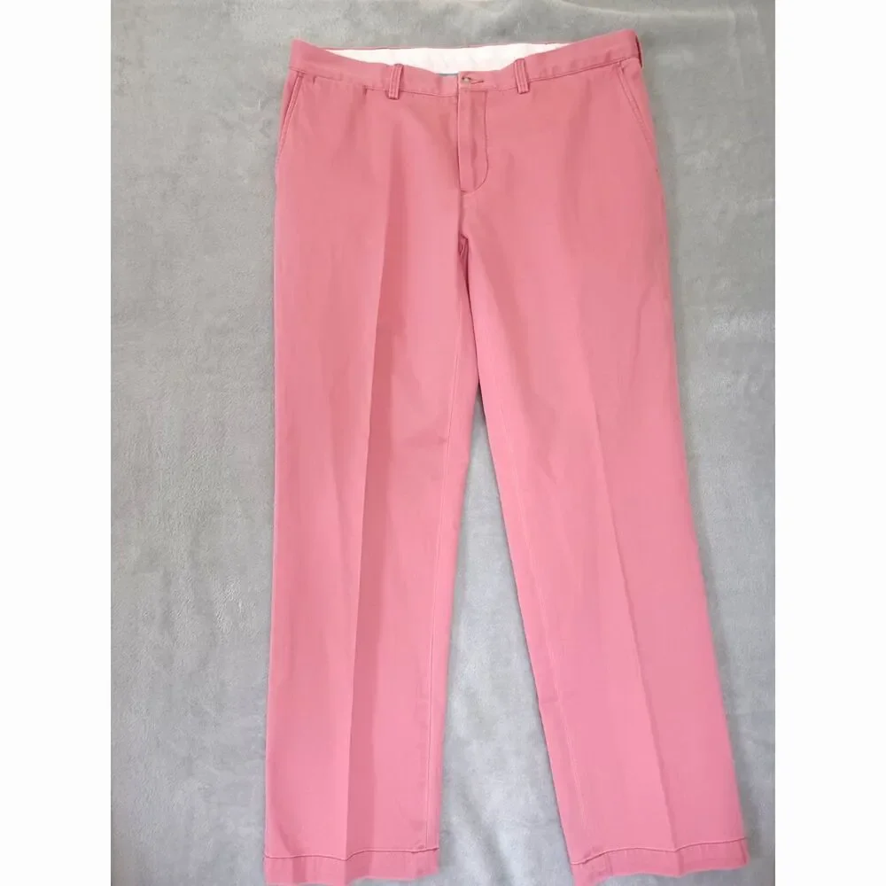 Polo Ralph Lauren Pants 38x32 Mens Chino Classic‎ Fit Straight Leg Salmon Pink